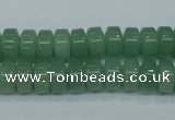 CAJ68 15.5 inches 5*10mm tyre green aventurine beads wholesale