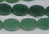 CAJ680 15.5 inches 13*18mm oval green aventurine beads