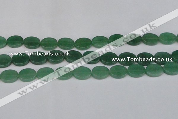 CAJ681 15.5 inches 15*20mm oval green aventurine beads