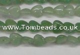 CAJ683 15.5 inches 8*8mm heart green aventurine beads