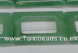 CAJ690 15.5 inches 25*35mm rectangle green aventurine beads