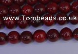 CAJ750 15.5 inches 4mm round apple jasper beads wholesale