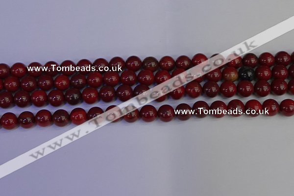 CAJ752 15.5 inches 8mm round apple jasper beads wholesale