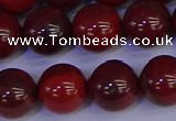 CAJ754 15.5 inches 12mm round apple jasper beads wholesale