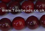 CAJ755 15.5 inches 14mm round apple jasper beads wholesale