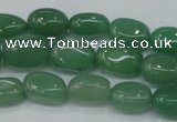 CAJ78 15.5 inches 10*14mm nuggets green aventurine beads wholesale