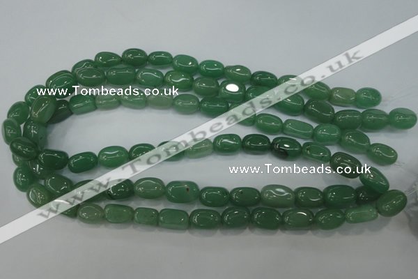 CAJ78 15.5 inches 10*14mm nuggets green aventurine beads wholesale