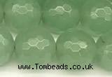 CAJ832 15 inches 10mm faceted round green aventurine beads