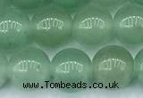 CAJ840 15 inches 8mm round green aventurine beads, 2mm hole