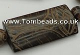 CAL14 14.5 inches 28*60mm carved rectangle agalmatolite beads