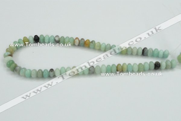 CAM100 15.5 inches 6*10mm rondelle amazonite gemstone beads