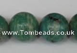 CAM1008 15.5 inches 20mm round natural Russian amazonite beads