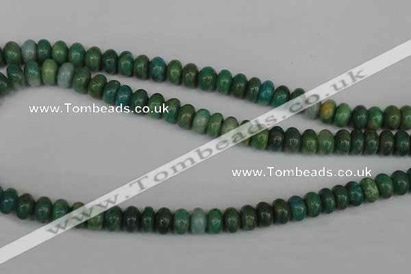 CAM1011 15.5 inches 5*8mm rondelle natural Russian amazonite beads