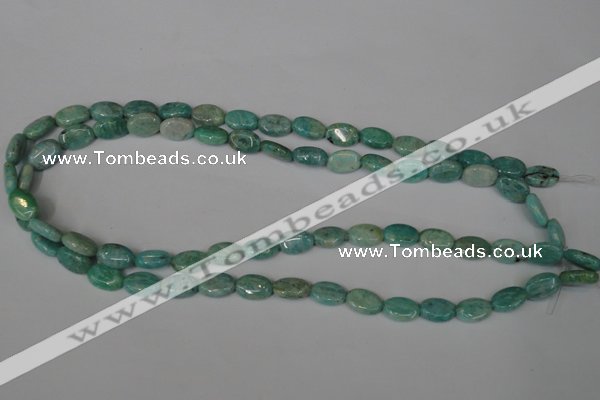 CAM1020 15.5 inches 8*12mm oval natural Russian amazonite beads