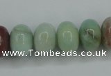 CAM103 15.5 inches 10*14mm rondelle amazonite gemstone beads