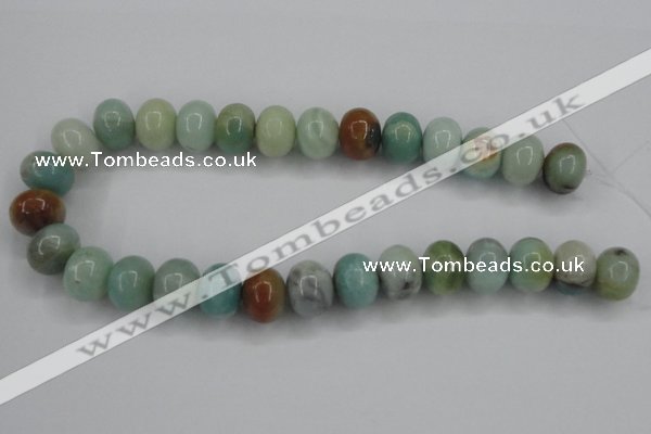 CAM104 15.5 inches 13*18mm rondelle amazonite gemstone beads