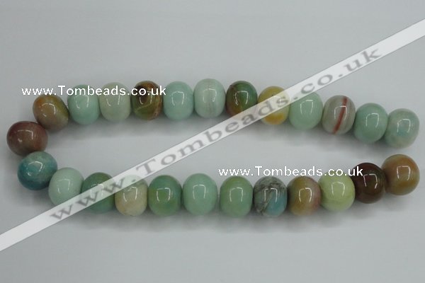 CAM105 15.5 inches 16*20mm rondelle amazonite gemstone beads