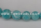 CAM1051 15.5 inches 6mm - 14mm round peru amazonite beads