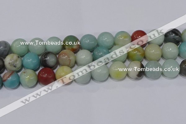 CAM108 15.5 inches 18mm round amazonite gemstone beads wholesale