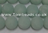 CAM1111 15.5 inches 6mm round matte amazonite beads wholesale