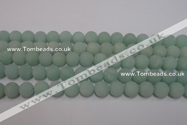 CAM1113 15.5 inches 10mm round matte amazonite beads wholesale