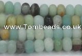 CAM1131 15.5 inches 5*8mm rondelle matte amazonite beads wholesale