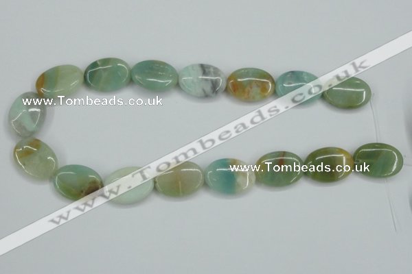 CAM120 15.5 inches 18*25mm oval amazonite gemstone beads wholesale