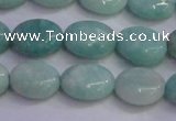 CAM1200 15.5 inches 8*11mm oval Russian amazonite beads