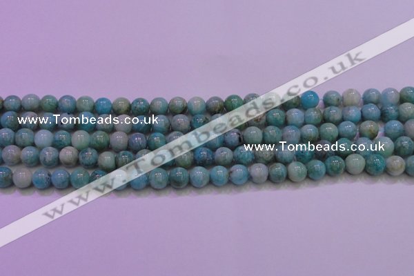 CAM1252 15.5 inches 8mm round natural Russian amazonite beads