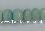 CAM126 15.5 inches multi-size rondelle amazonite gemstone beads