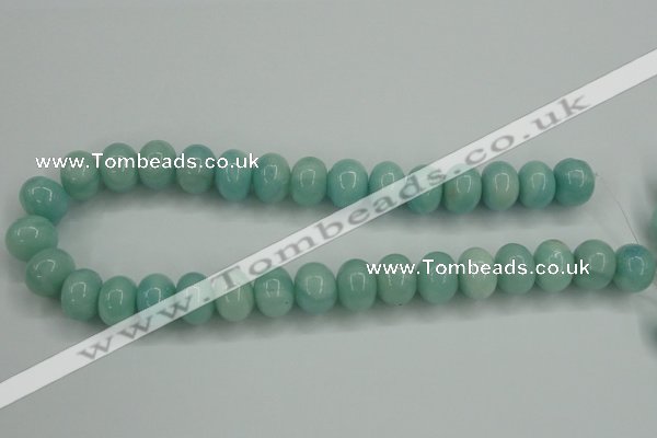 CAM127 15.5 inches 12*16mm rondelle amazonite gemstone beads