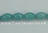 CAM129 15.5 inches 8*12mm rice amazonite gemstone beads wholesale