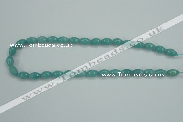 CAM129 15.5 inches 8*12mm rice amazonite gemstone beads wholesale