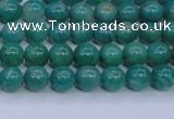 CAM1300 15.5 inches 4mm round natural Russian amazonite beads