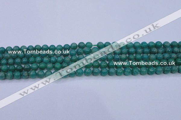 CAM1301 15.5 inches 6mm round natural Russian amazonite beads