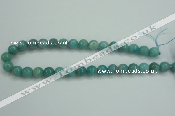 CAM137 15.5 inches 12mm round amazonite gemstone beads wholesale