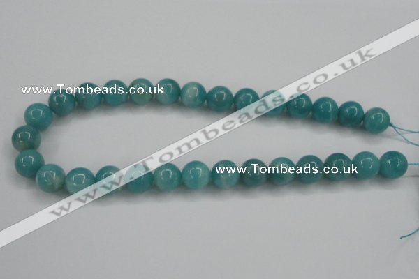 CAM138 15.5 inches 14mm round amazonite gemstone beads wholesale