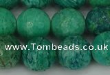 CAM1405 15.5 inches 14mm faceted round Russian amazonite beads