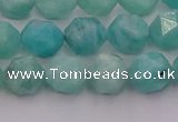 CAM1437 15.5 inches 8mm faceted nuggets amazonite gemstone beads