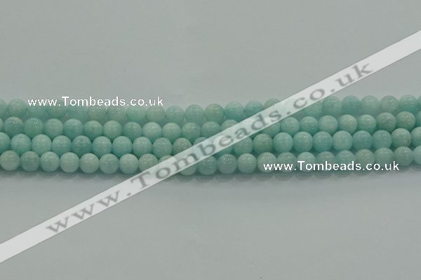 CAM1501 15.5 inches 6mm round natural peru amazonite beads