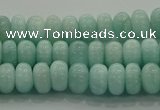 CAM1531 15.5 inches 4*6mm rondelle natural peru amazonite beads