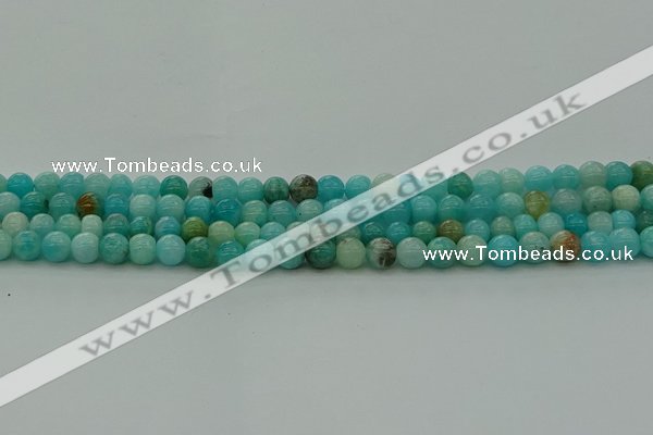 CAM1571 15.5 inches 6mm round Russian amazonite beads wholesale