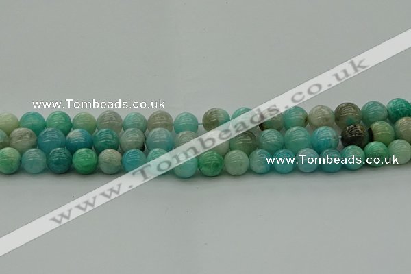 CAM1573 15.5 inches 10mm round Russian amazonite beads wholesale