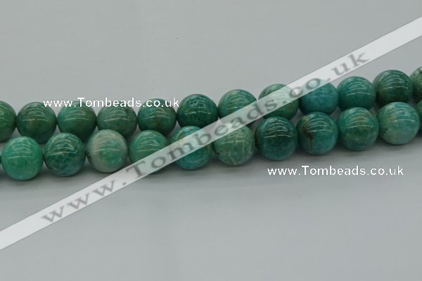 CAM1577 15.5 inches 18mm round Russian amazonite beads wholesale