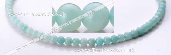 CAM16 16 inches round 6mm natural amazonite beads Wholesale