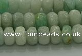 CAM1612 15.5 inches 5*8mm faceted rondelle peru amazonite beads