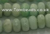 CAM1613 15.5 inches 6*10mm faceted rondelle peru amazonite beads