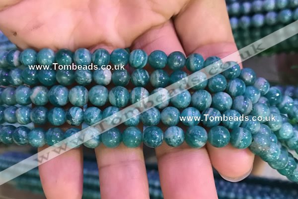 CAM1651 15.5 inches 6mm round Russian amazonite gemstone beads