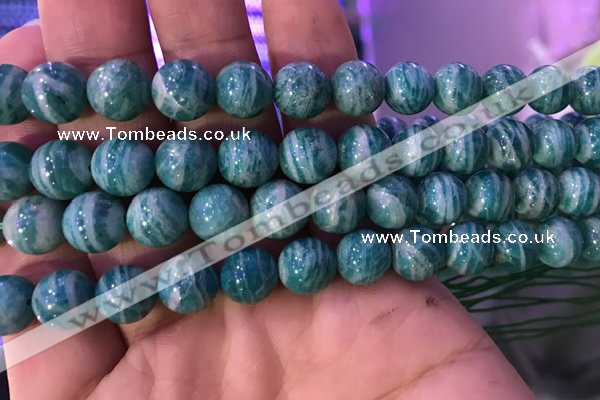 CAM1653 15.5 inches 10mm round Russian amazonite gemstone beads