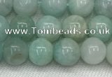 CAM1681 15.5 inches 6mm round natural amazonite beads wholesale